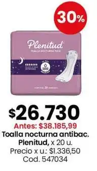 Coto Plenitud - toalla nocturna antibac oferta