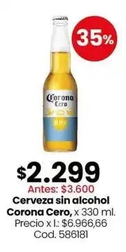 Coto Corona - cerveza sin alcohol oferta