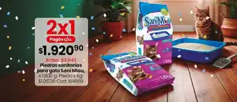 Piedras sanitarias para gato
