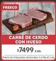 Jumbo Carré de cerdo con hueso oferta