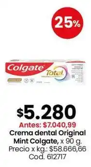 Coto Colgate - crema dental original mint oferta