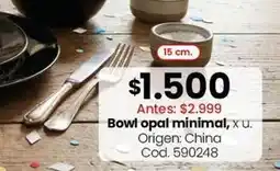 Coto Origen - bowl opal minimal, cod. 590248 oferta