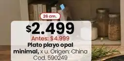 Coto Origen - plato playo opal cod. 590249 oferta