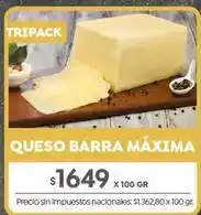 Jumbo Queso barra oferta