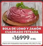 Jumbo Bola de lomo y jamón cuadrado feteada oferta