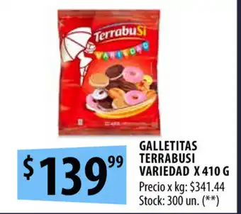 Punto Mayorista Terrabusi Galletitas Variedad x 410g oferta