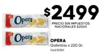 Opera galletitas