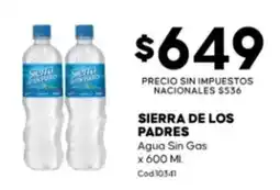 Diarco Sierra de los padres agua sin gas oferta