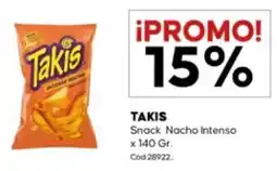 Diarco Takis snack nacho intenso oferta