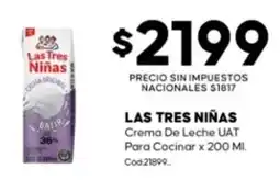 Diarco Las tres niñas crema de leche uat oferta