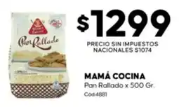 Diarco Mamá cocina pan rallado oferta