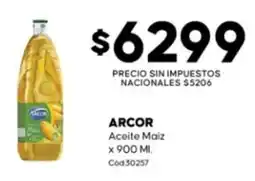 Diarco Arcor aceite maiz oferta