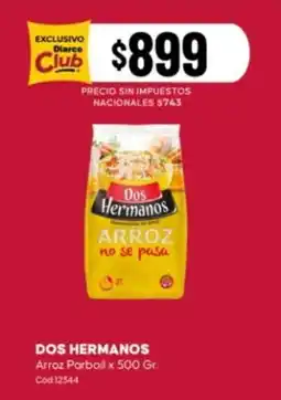 Diarco Dos Hermanos arroz parboil oferta