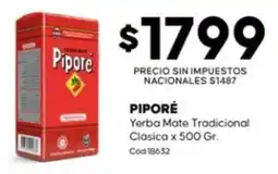 Diarco Piporé yerba mate tradicional clásica oferta
