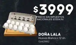 Diarco Doña lala huevos blanco oferta