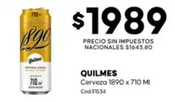 Diarco Quilmes cerveza 1890 oferta