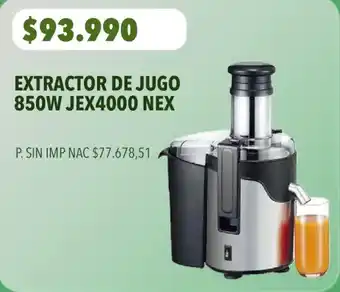 Nex extractor de jugo