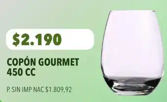 Copón gourmet