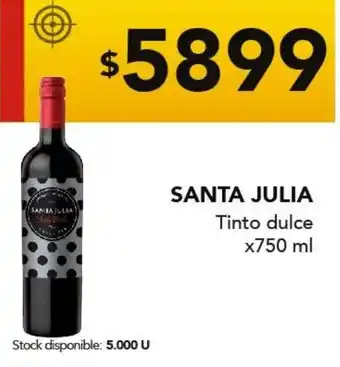 Nini Mayorista Santa julia tinto dulce oferta