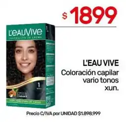 Nini Mayorista L'eaU vive coloracion capilar vario tonos oferta