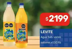 Nini Mayorista Levite agua sab. varios sabores oferta