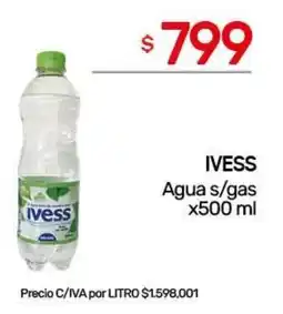 Nini Mayorista Ivess agua s/gas oferta