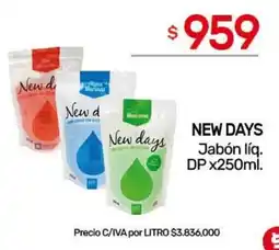 Nini Mayorista New days jabón líq. oferta