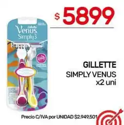 Nini Mayorista Gillette simply venus oferta
