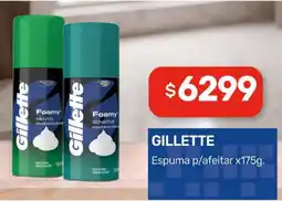 Nini Mayorista Gillette espuma p/afeitar oferta