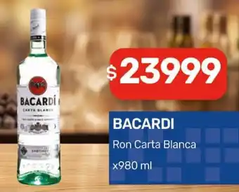 Nini Mayorista Bacardi ron carta blanca oferta