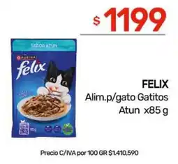 Nini Mayorista Felix Alim.p/gato Gatitos Atun oferta