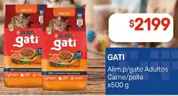 Nini Mayorista Gati alimento para gato adultos carne/pollo oferta