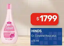 Nini Mayorista Hinds cr. corporal rosa plus oferta