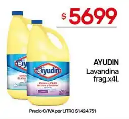 Nini Mayorista Ayudin lavandina frag.x4l oferta