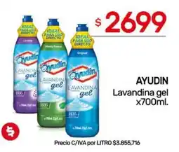 Nini Mayorista Ayudin lavandina gel oferta
