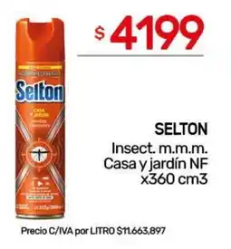Nini Mayorista Selton insect. m.m.m. casa y jardin nf oferta
