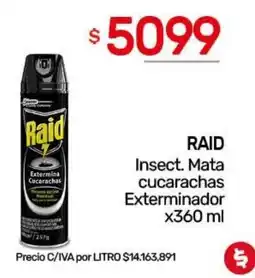 Nini Mayorista Raid insect. mata cucarachas exterminador oferta