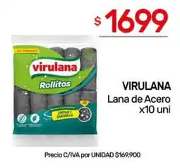Nini Mayorista Virulana lana de acero oferta