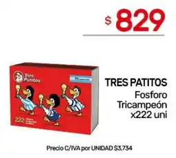 Nini Mayorista Tres patitos fosforo tricampeon oferta