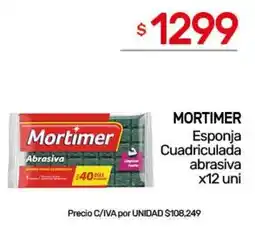 Nini Mayorista Mortimer esponja cuadriculada abrasiva oferta