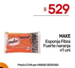 Nini Mayorista Make esponja fibra fuerte naranja oferta