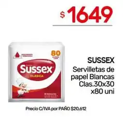 Nini Mayorista Sussex servilletas de papel blancas oferta