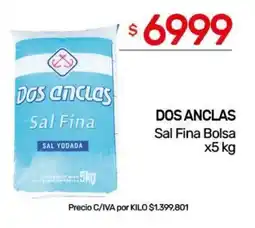 Nini Mayorista Dos anclas sal fina oferta