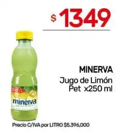 Nini Mayorista Minerva jugo de limon oferta