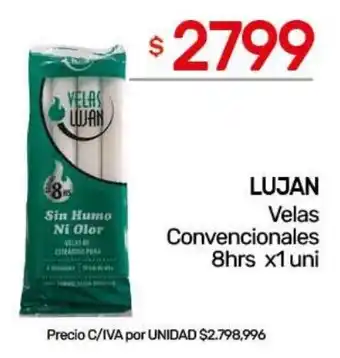 Lujan velas convencionales