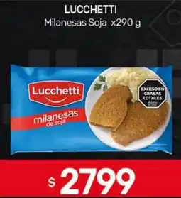 Nini Mayorista Lucchetti milanesas de soja oferta