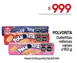 Nini Mayorista Poly rita galletitas rellenas varias oferta