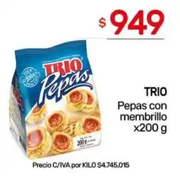 Nini Mayorista Trio pepas con membrillo oferta