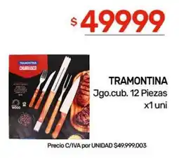 Nini Mayorista Tramontina jgo.cub. 12 piezas oferta