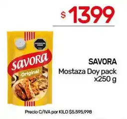 Nini Mayorista Savora mostaza doy pack oferta
